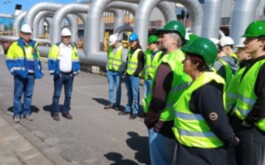 Exkurze kompresní stanice Net4Gas v Kouřimi