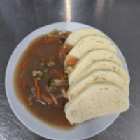 Fotografie jídla Hovězí po zahradnicku, houskový knedlík