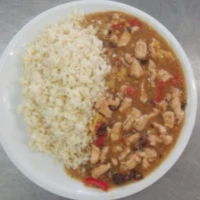 Fotografie jídla Krůtí směs se zeleninou, bulgur