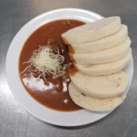 Fotografie jídla Mexický guláš, houskový knedlík