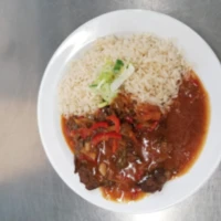 Fotografie jídla Srbská roštěná, dušená rýže