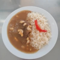 Fotografie jídla Štěpánská hovězí pečeně, dušená rýže