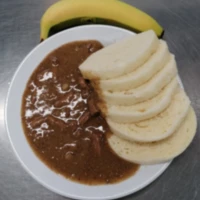 Fotografie jídla Vepřová játra na slanině, houskový knedlík