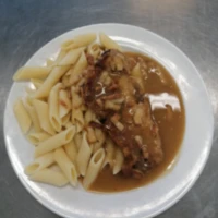 Fotografie jídla Vepřová pečeně na slanině