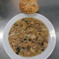 Fotografie jídla Vepřové dušené v kapustě, chia uzel