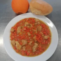 Fotografie jídla Vepřové dušené v mrkvi, rozpek